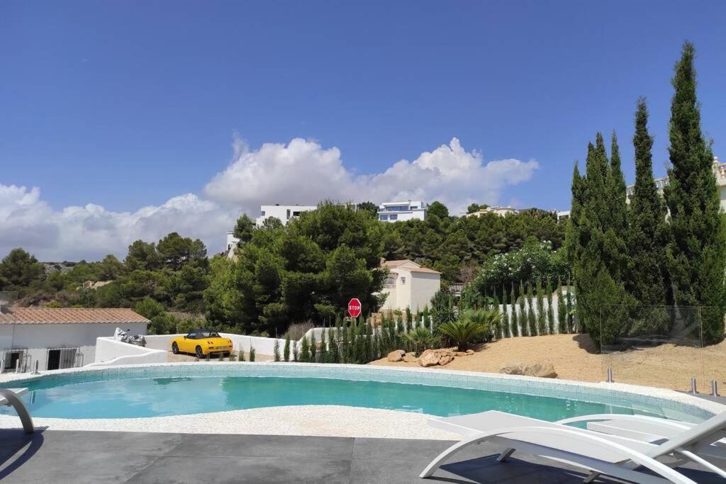 Precioso Apartamento En Una Villa Con Piscina En Cumbre Del Sol Moraira Benitachell Exterior photo